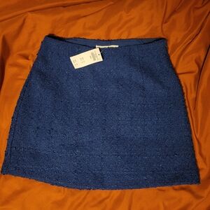 Abercrombie & Fitch Blue Scarlett Mini Skort